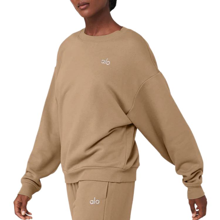 alo yoga ACCOLADE CREW NECK PULLOVER JISOO