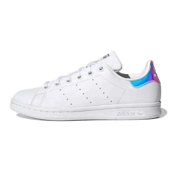Adidas Stan Smith Cloud White Silver Metallic GS