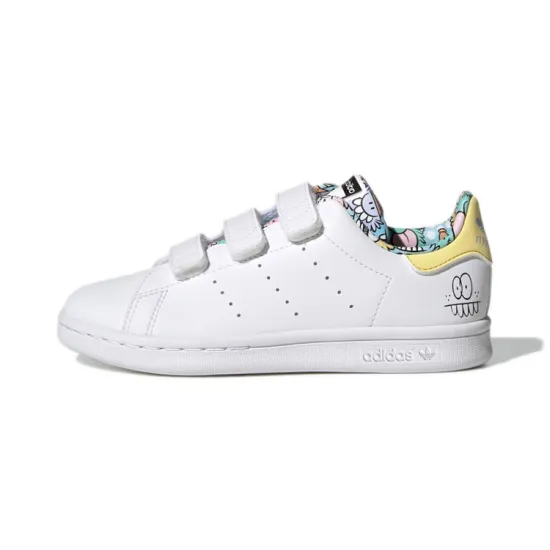 Adidas Originals STAN SMITH Collection Kids" Skateboarding Shoes Pre-school