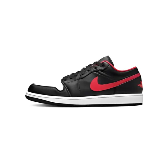 Jordan Air Jordan 1 Low Alt Anti-Slip Wear-Resistant Low-Top Toddler Shoes Black Red Infant And Toddler