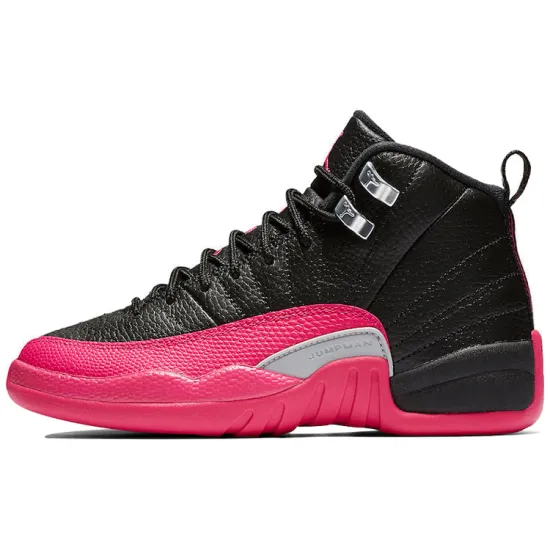 Jordan 12 Retro Black Deadly Pink GS