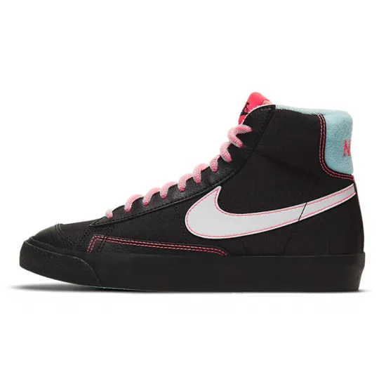 Nike Blazer Mid 77 GS Black Atomic Pink