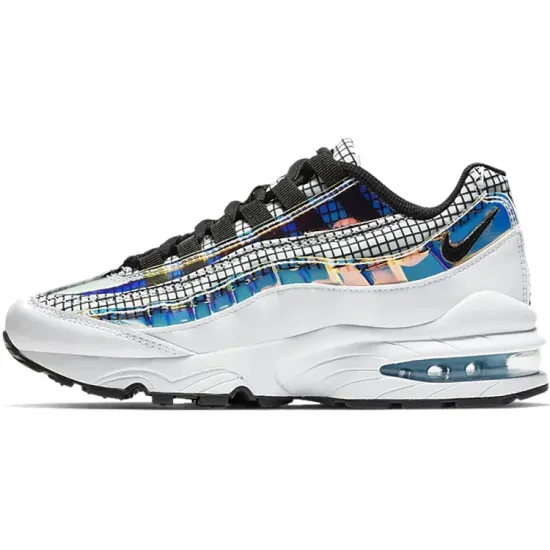 Nike Air Max 95 LV8 White Blue Glaze Black GS