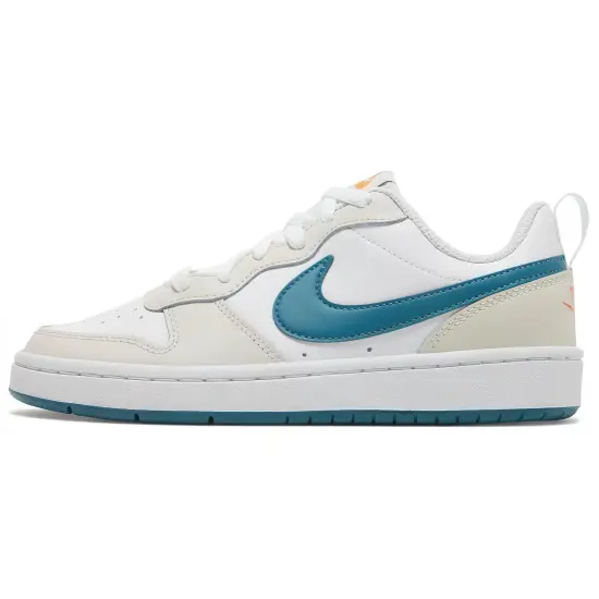 Nike Court Borough Low 2 'Grey Fog Game Royal' GS