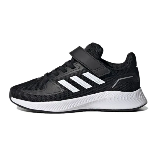 Adidas Runfalcon 2.0 Abrasion Resistant Low Top Kids' Running Shoes Black Kids'