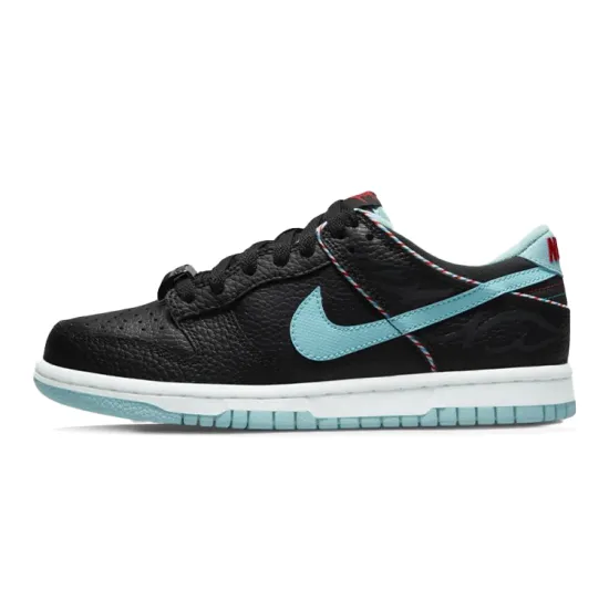 Nike Dunk Low SE Barber Shop Black GS