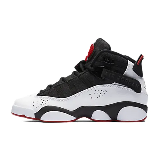 Jordan 6 Rings Black Gym Red GS