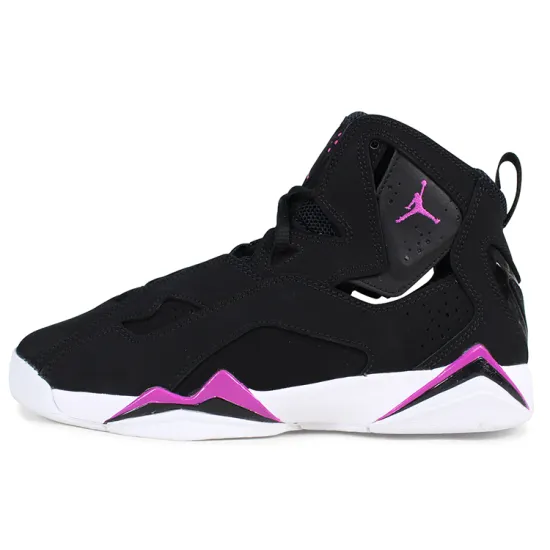 Jordan True Flight Black Fuchsia Blast White GS
