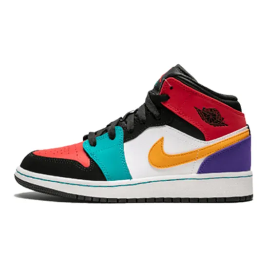 Jordan 1 Mid Bred Multi-Color GS