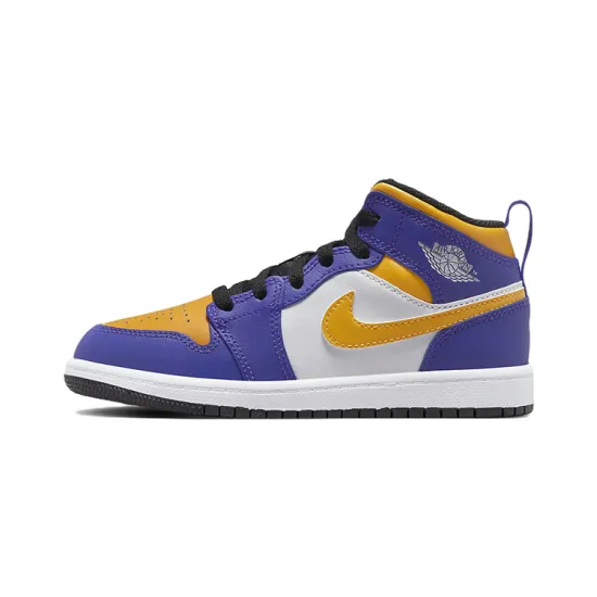 Jordan 1 Mid Lakers PS