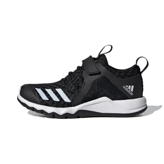 Adidas Flex Bth El K Anti Slip And Wear Resistant Breathable Low Top Kids' Running Shoes Black Kids'