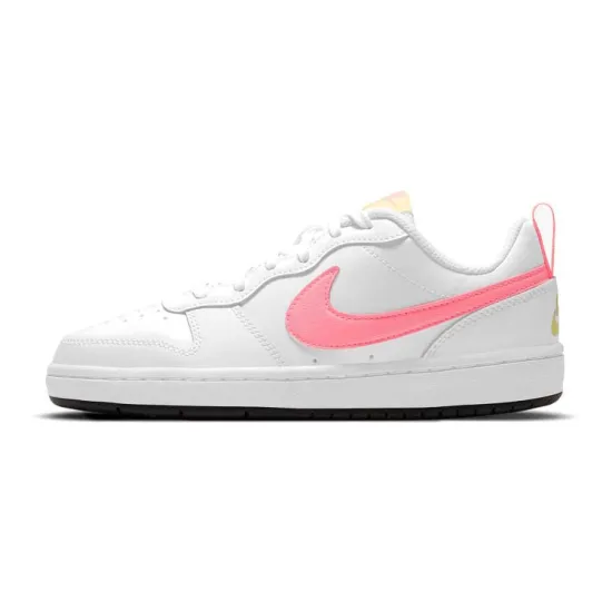 Nike Court Borough Low 2 White Light Citron GS