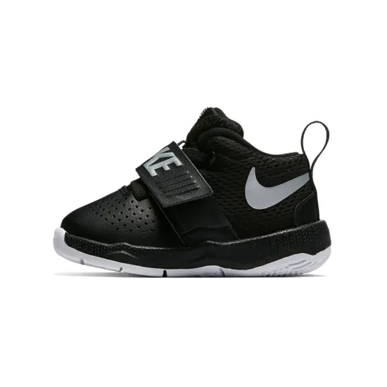Nike Team Hustle D 8 Cushioned Wear-Resistant Support Low-Top Toddler Shoes Black Infant And Toddler