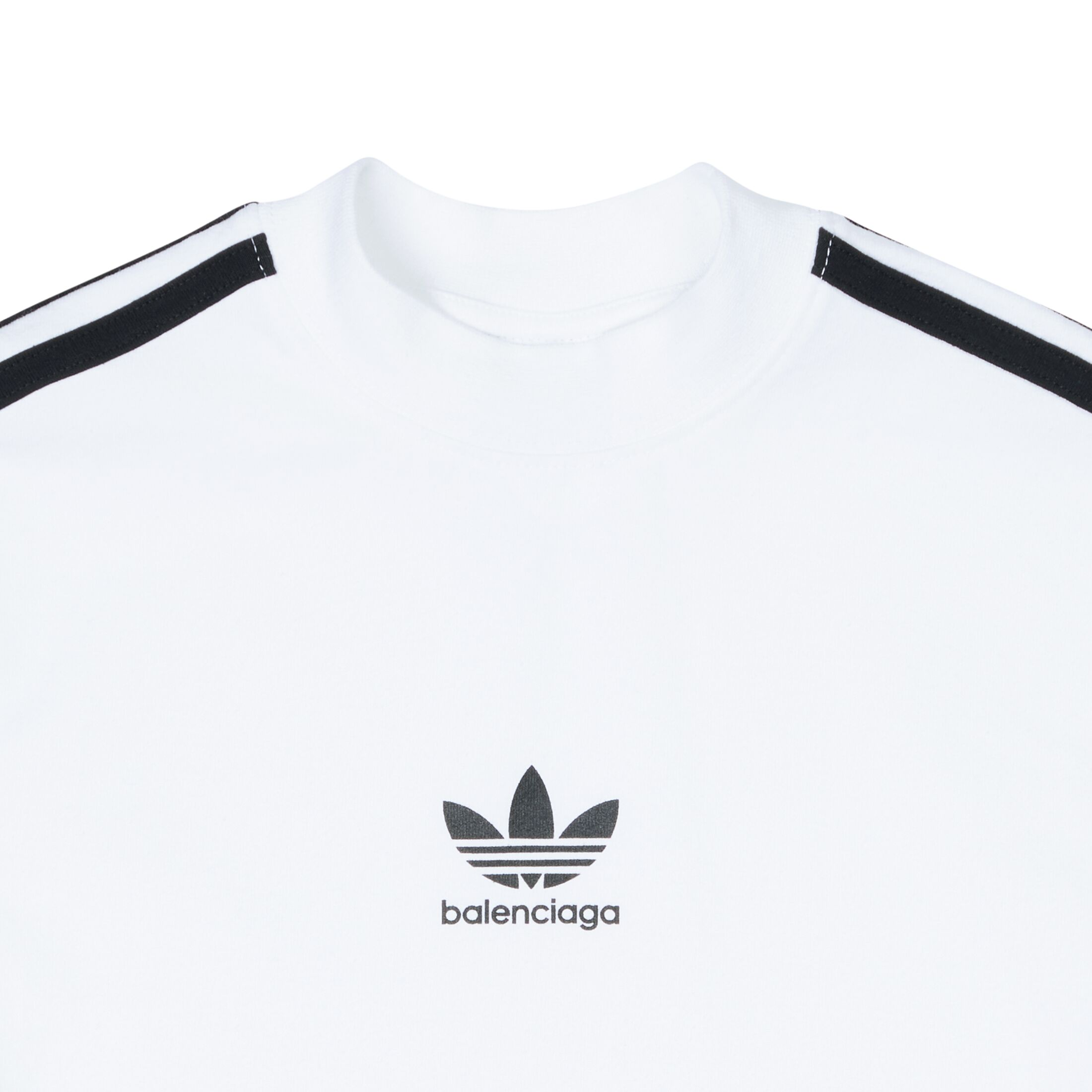 Женская футболка Balenciaga x adidas originals (белая) — фото 7