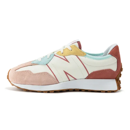 New Balance 327 White Oyster Pink Gum GS