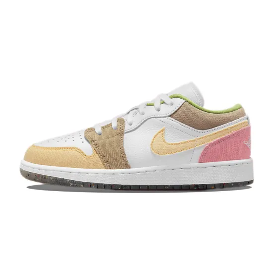 Jordan 1 Low Pastel Grind Vivid Green GS