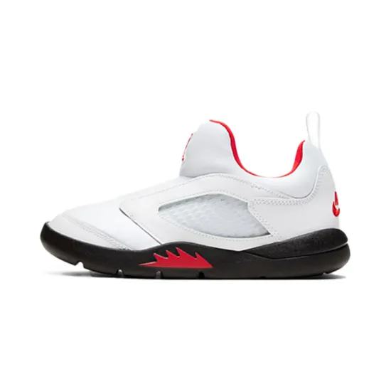 Jordan 5 Retro Little Flex White Black University Red PS