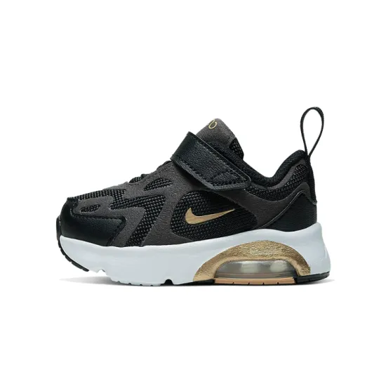 Nike Air Max 200 Black Metallic Gold TD