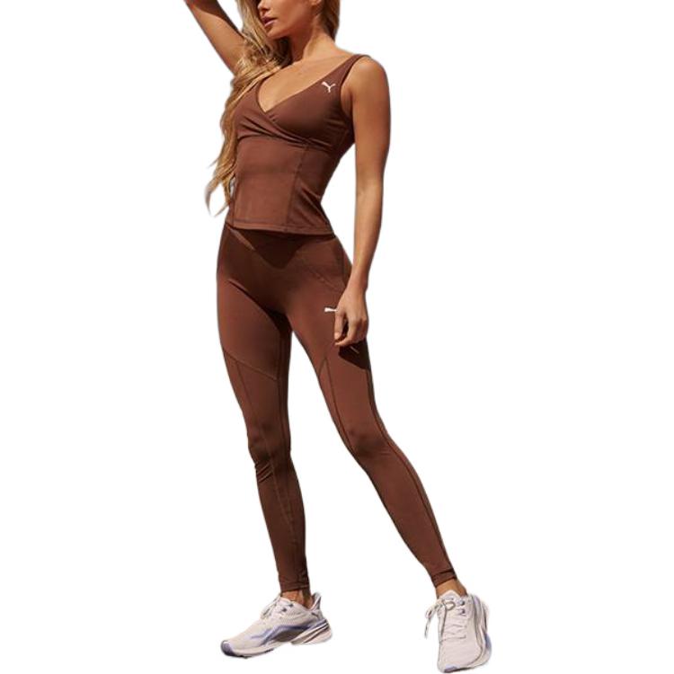 PUMA X Pamela Co Branded Women’s Training Collection Sports Underwear Women’s Brown
