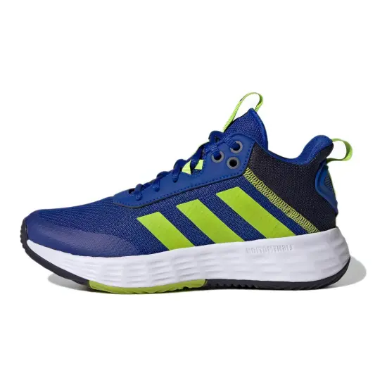 Adidas OwnTheGame 2.0 K Slip-Resistant Low-Top Children's Basketball Shoes Blue Green Kids'