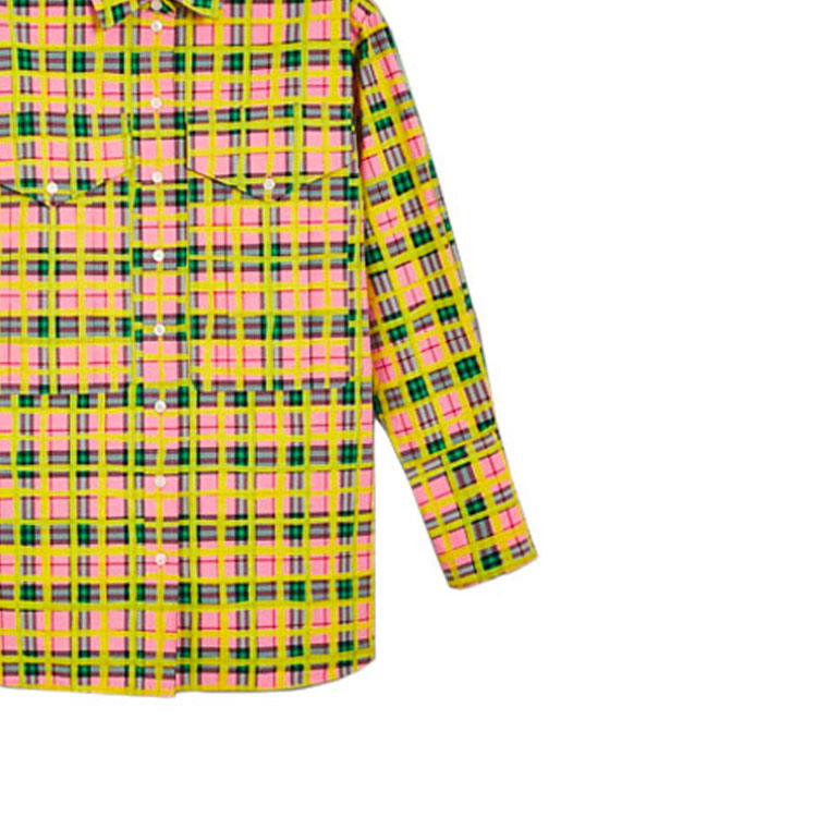 Женская рубашка Burberry (розовая) — фото 3