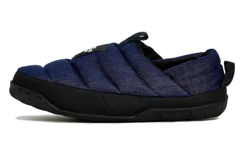 THE NORTH FACE Nuptse denim non-slip wear-resistant low-top outdoor sports shoes men's blue