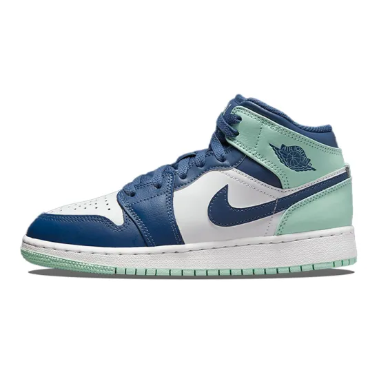 Jordan 1 Mid Mystic Navy Mint Foam GS