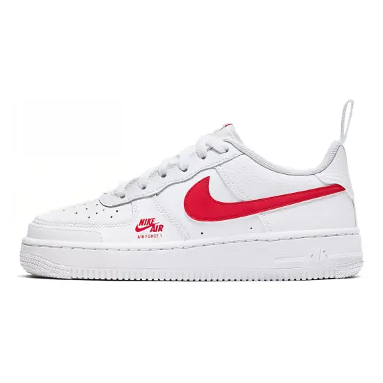 Nike Air Force 1 Low 07 White University Red GS