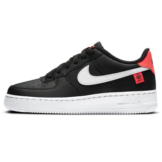 Nike Air Force 1 '07 Low 'Worldwide Pack   Black Flash Crimson' GS