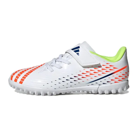 Adidas Adizero Ambition Panther 2.0 Edge.4 H/L TF J Anti Slip Wear Resistant Low Top Kids' Soccer Shoes White Kids'