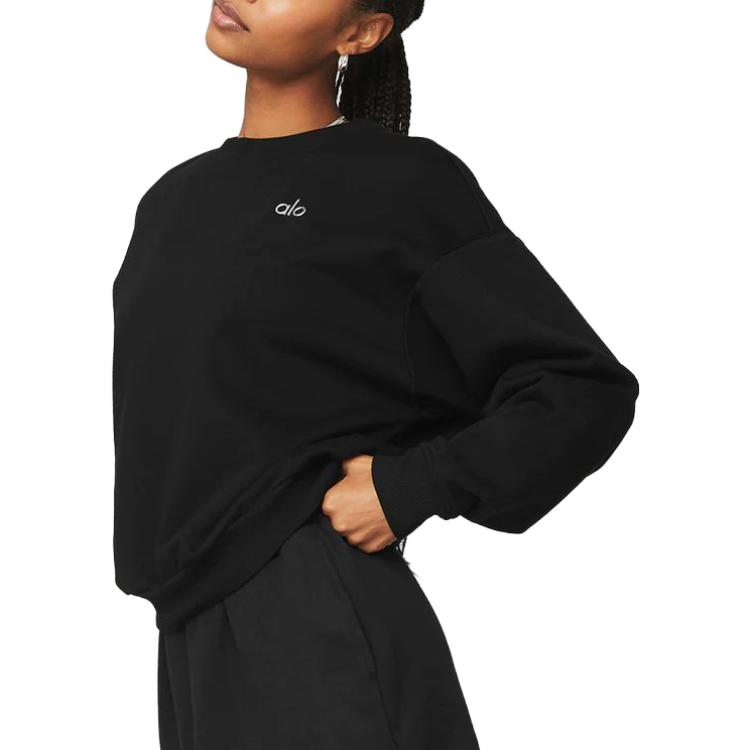alo yoga ACCOLADE CREW NECK PULLOVER JISOO