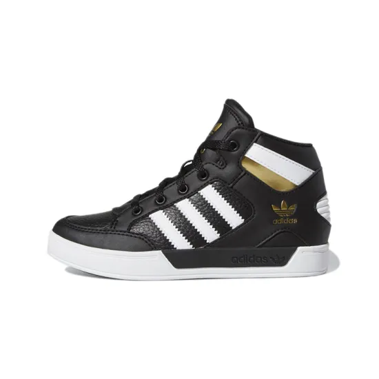 Adidas Originals Drop Step 360 C Mid Top Kids' Skateboarding Shoes Black Gold Children Aged 3 7 Years Old