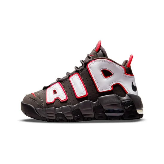 Nike Air More Uptempo Medium Ash Siren Red White PS
