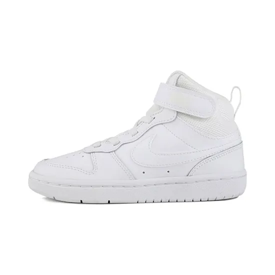 Nike Court Borough Mid 2 Triple White PS