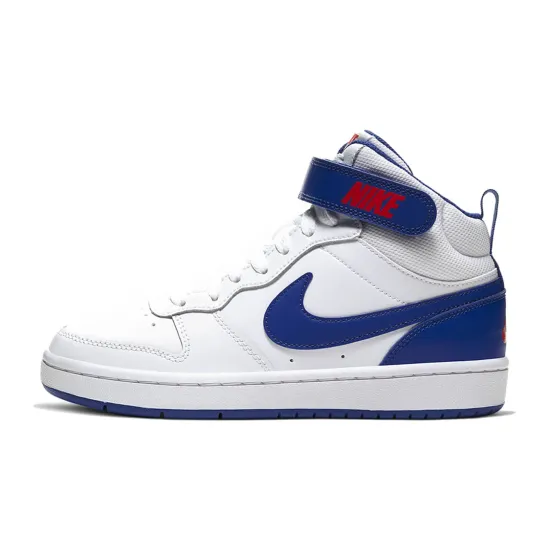 Nike Court Borough Mid 2 White Game Royal GS