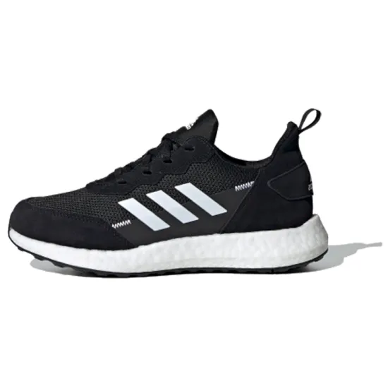 Adidas Rapida Lux S&L J Slip-Resistant Low-Top Kids' Running Shoes Black White Teenagers