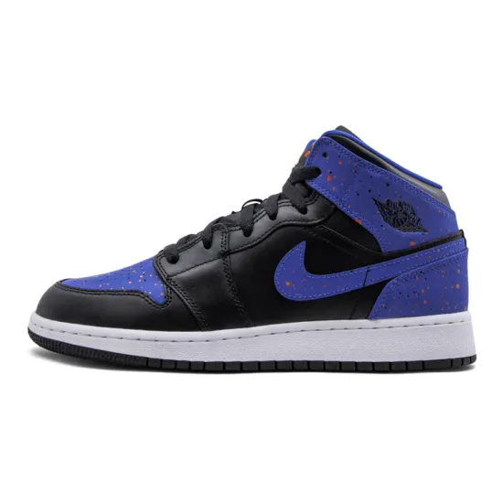 Jordan 1 Mid GS Paint Splatter