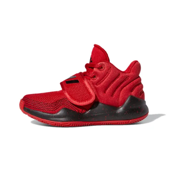 Adidas Deep Threat C Mid-Top Vintage Basketball Shoes Red Children Aged 3-7 Years Old