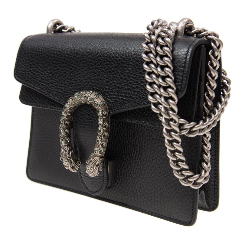 Женская сумка Gucci Dionysus (черная) — фото 4