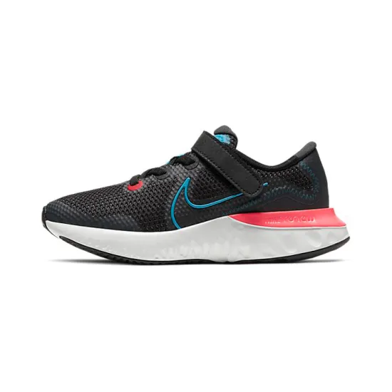 Nike Renew Run Black Laser Blue PS