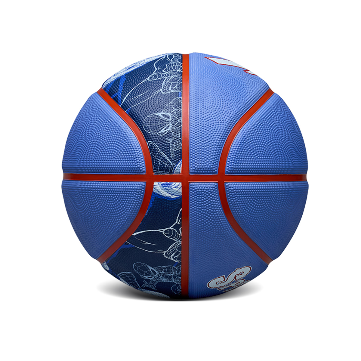 Anta x ZHIZHUXIA,LIANMING Rubber Basketball Blue Size 7 Training Kids’