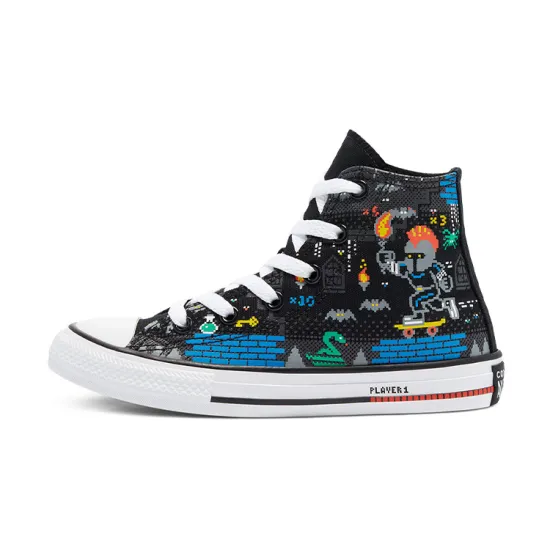 Converse Chuck Taylor All Star High GS 'Gamer   Knights And Skeletons'