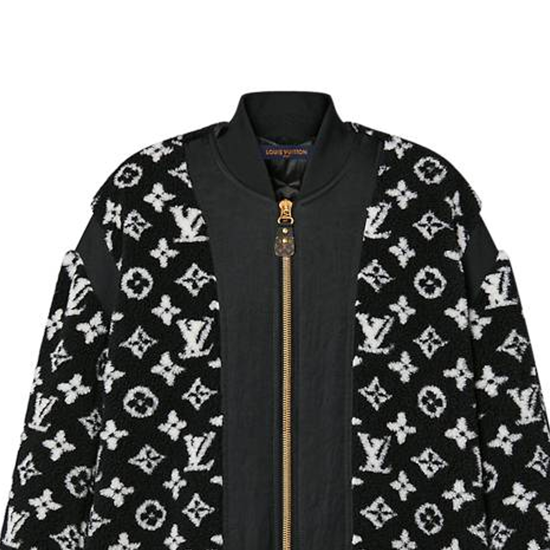 Женская куртка Louis Vuitton LOUIS VUITTON FW23 Logo (черная) — фото 3