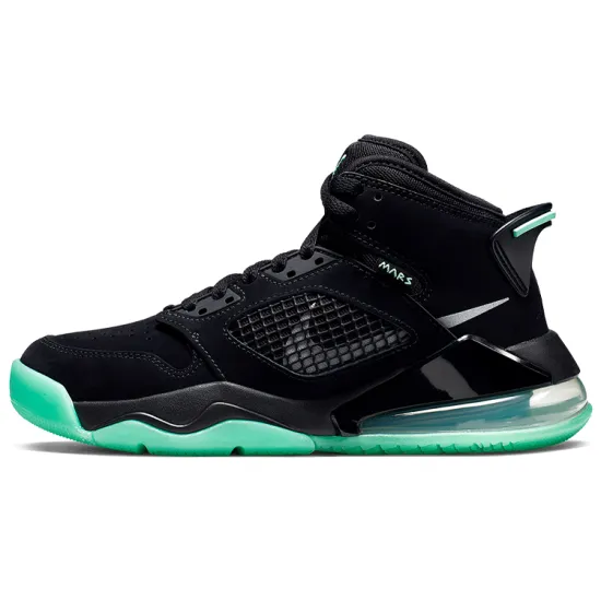 Jordan Mars 270 Black Green Glow GS