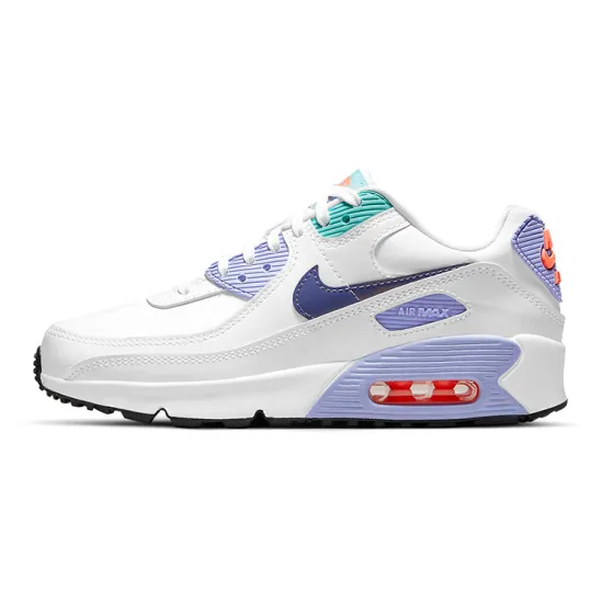 Nike Air Max 90 SE 2 GS White Dark Purple Dust