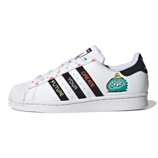 Adidas Originals Superstar Kids" Skateboarding Shoes Grade School