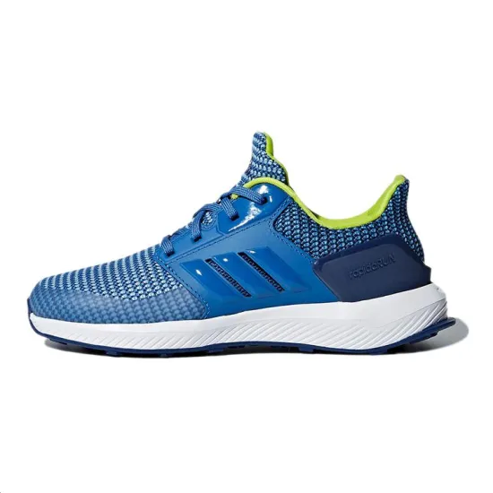 Adidas Rapida Run K Slip-Resistant Breathable Mid-Top Kids' Running Shoes Blue Kids'