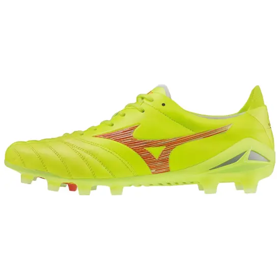 Mizuno Morelia Neo 4 Elite 'Safety Yellow Fiery Coral'