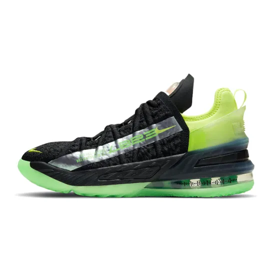 Nike LeBron 18 Black Crimson Volt GS
