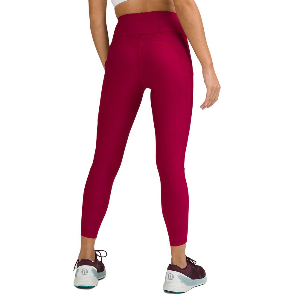 Lululemon Fast And Free Sports Pants Women’s Garnet Red
